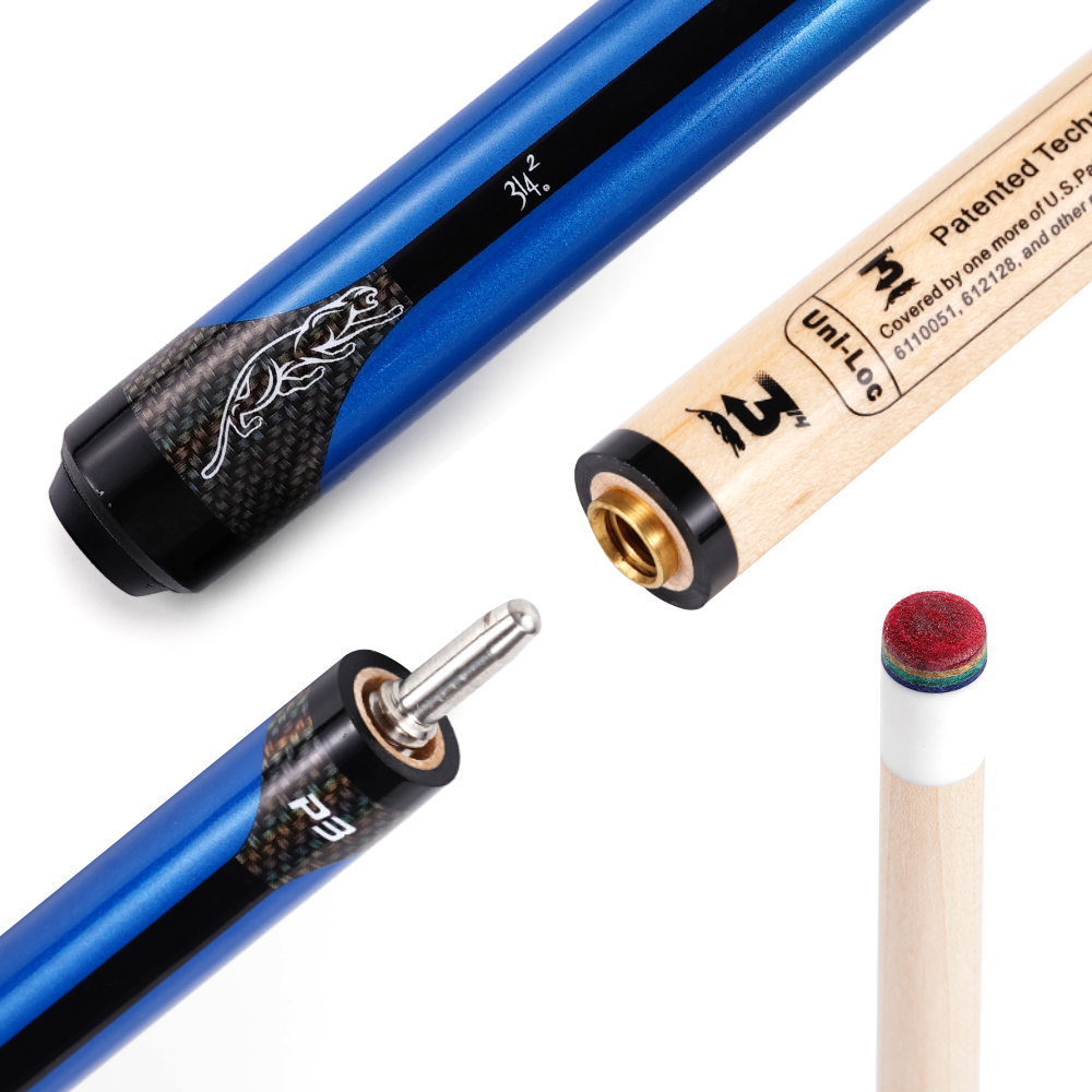 Centerpiece Stick - ไม้คิวบิลเลียดแบบมืออาชีพ 2 ท่อน ทำจากไม้เมเปิลแคนาดาแข็ง ขนาด 12.5