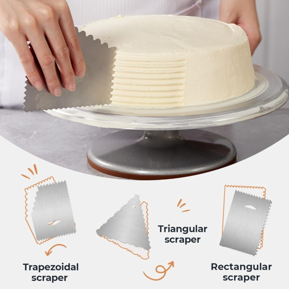 ชุดจานหมุนอลูมิเนียมสำหรับทำเค - Cupcake Stand Tier บทวิจารณ์และราคา