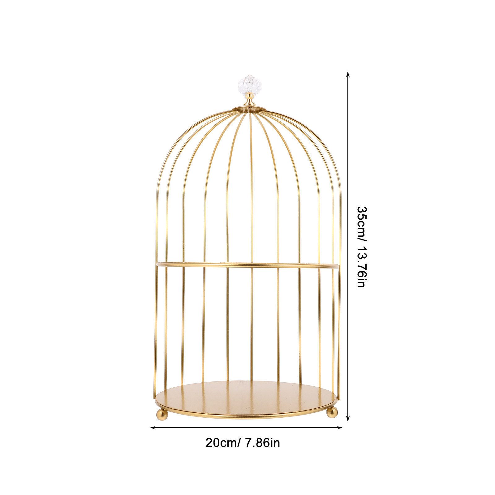 กรงนก 2 ชั้น ที่วางคัพเค้ก โลห - Cupcake Stand Tier บทวิจารณ์และราคา