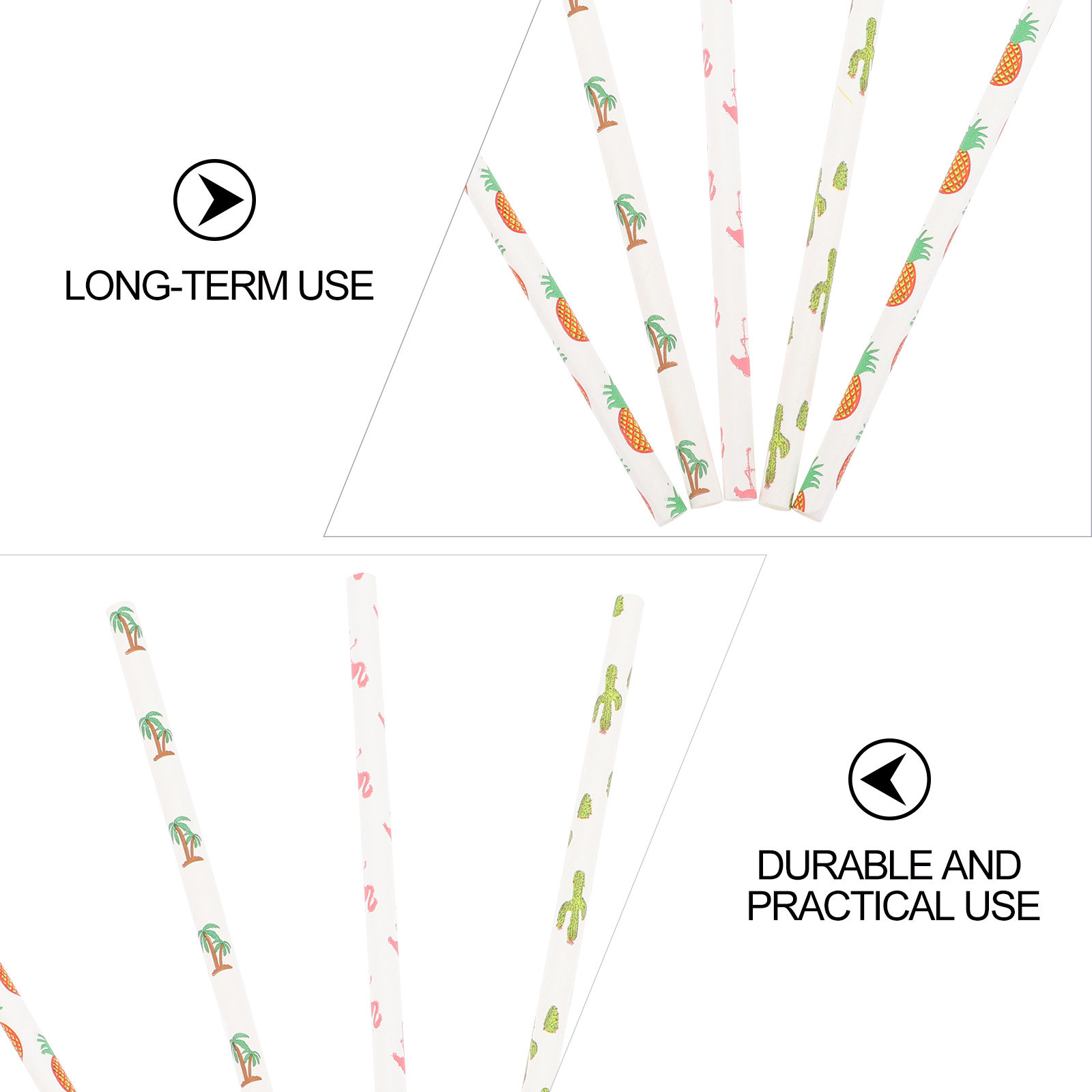 หลอดกระดาษรักษ์โลก 100 ชิ้น หล - Paper Straw Color บทวิจารณ์และราคา