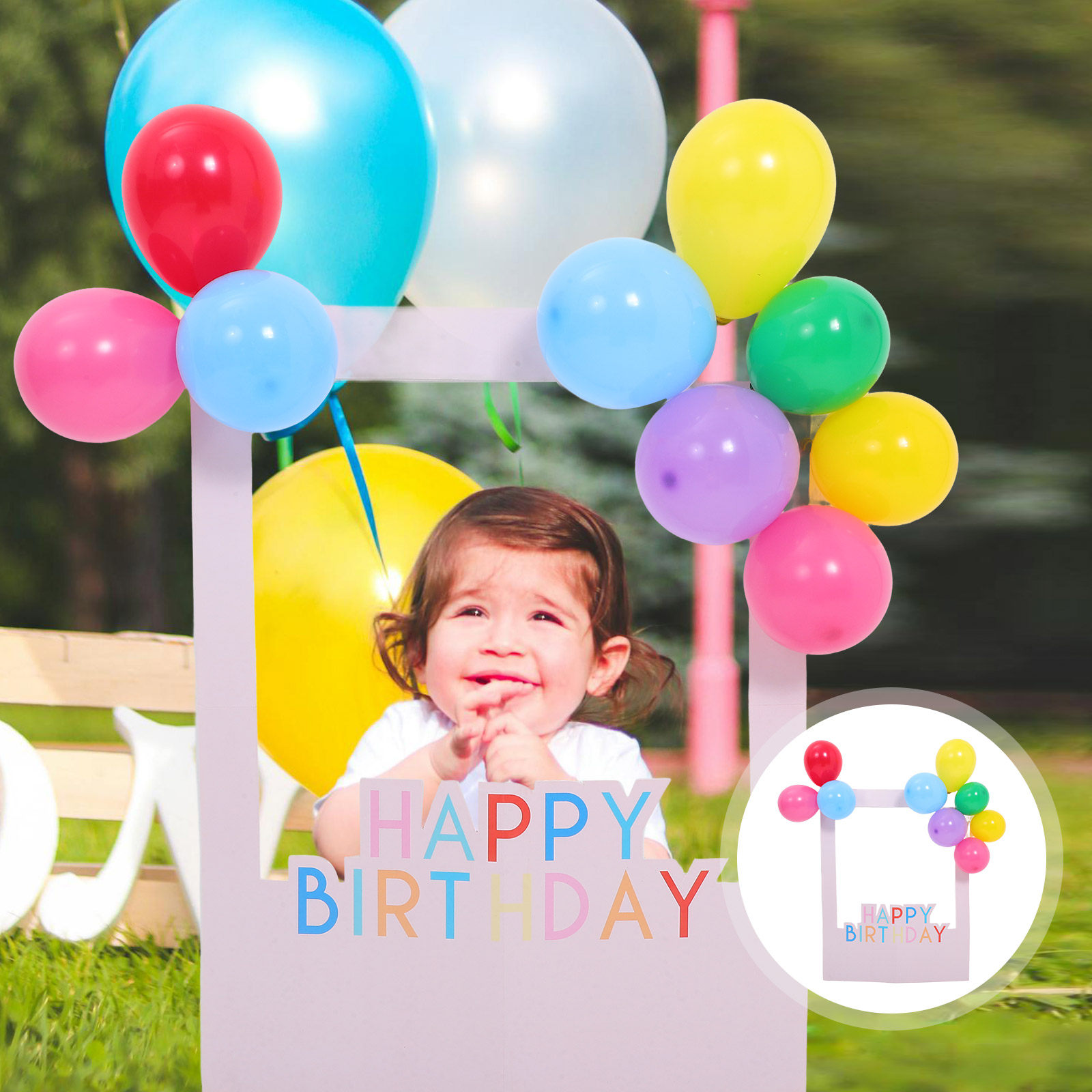 ชุดกรอบรูปถ่ายวันเกิด 1 ชุด วั - Photo Booth Frame บทวิจารณ์และราคา