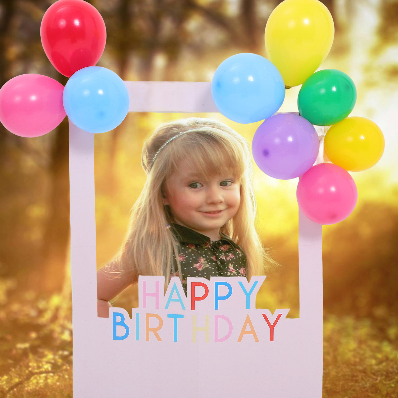 ชุดกรอบรูปถ่ายวันเกิด 1 ชุด วั - Photo Booth Frame บทวิจารณ์และราคา