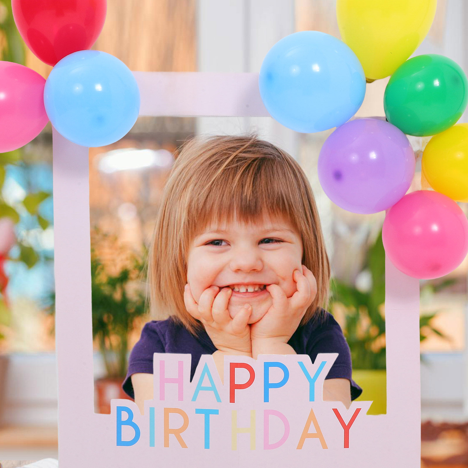 ชุดกรอบรูปถ่ายวันเกิด 1 ชุด วั - Photo Booth Frame บทวิจารณ์และราคา