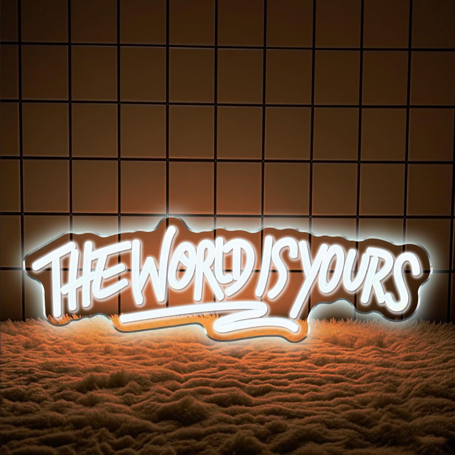 ป้ายไฟนีออน The World is Yours - Neon Sign Party บทวิจารณ์และราคา